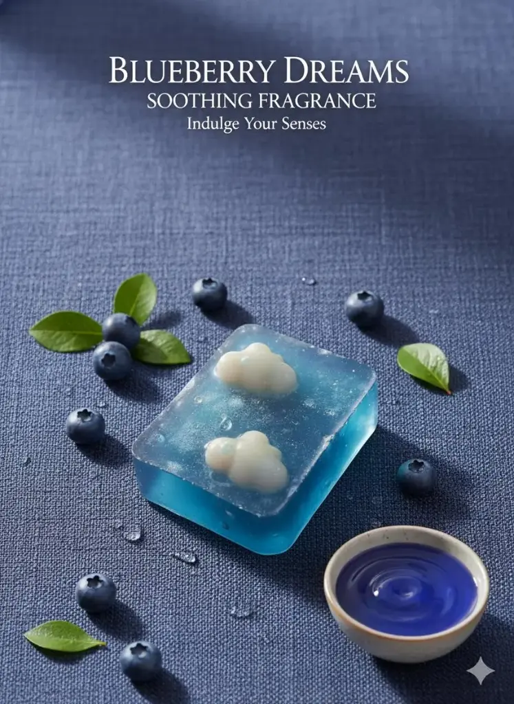 Blueberry Dreams – Soothing Handmade Herbal Soap