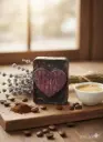 Rose Love Heart – Coffee Scrub Handmade Soap